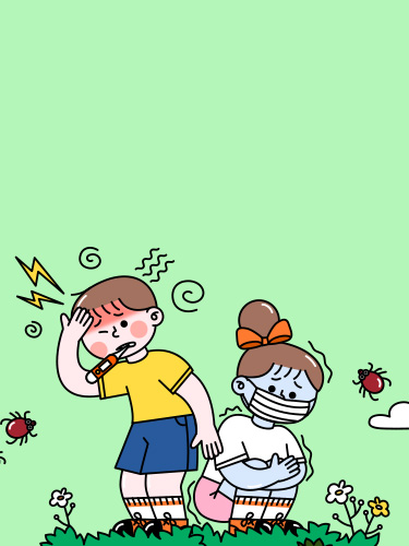 야외활동 시 주의해야 할 감염병 타이틀 배경 이미지
