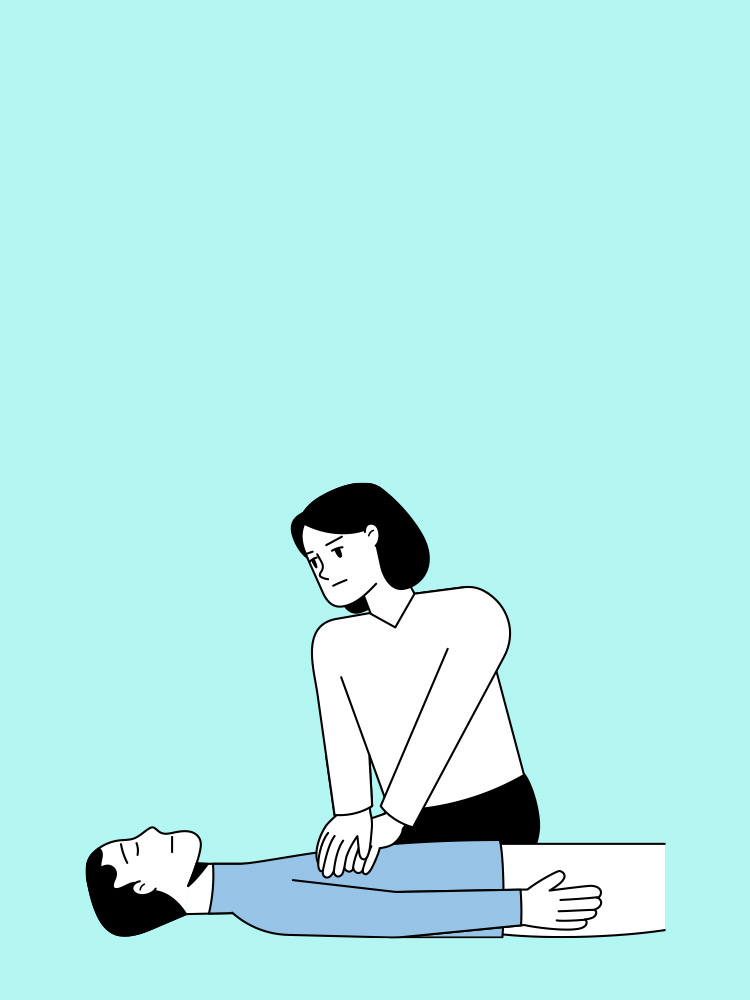 심폐소생술 등 응급처치 강사 양성과정 타이틀 배경 이미지