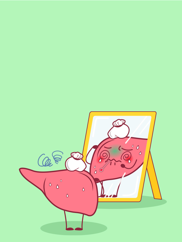 하루종일 피곤해요, B형 간염 타이틀 배경 이미지