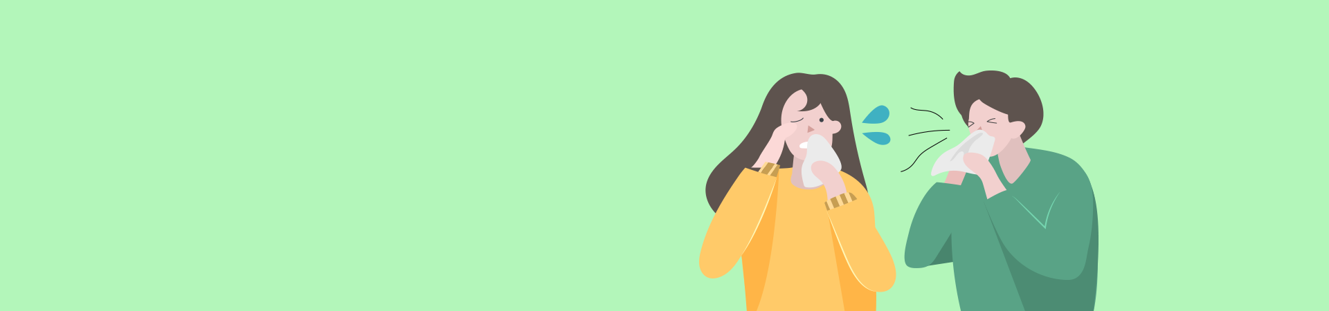 가정 내 감염병 관리 방법 - 가을철 학교 감염병을 중심으로 타이틀 배경 이미지