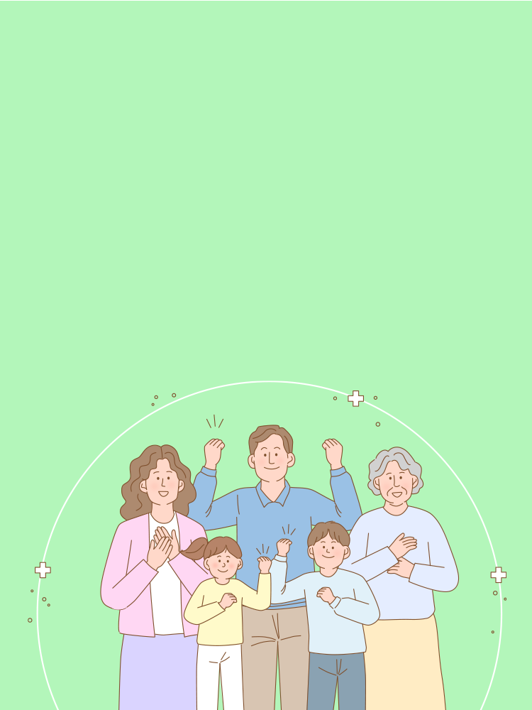 백일해 예방접종, 학교와 지역 공동체를 보호하는 방패 타이틀 배경 이미지