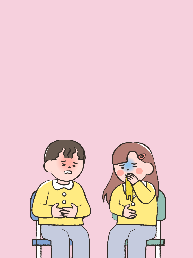 겨울에도 구토, 설사를 해요. 노로바이러스 타이틀 배경 이미지